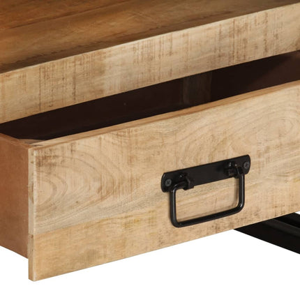 Meuble Tv 100X30X45 Cm Bois De Manguier Massif