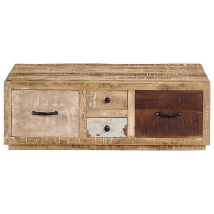 Table Basse 90X60X30 Cm Bois De Manguier Massif
