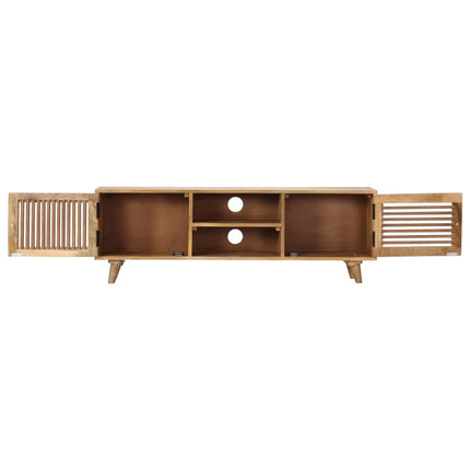 Meuble Tv 120X30X40 Cm Bois Massif De Manguier