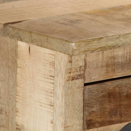 Buffet 140X38X90 Cm Bois De Manguier Massif
