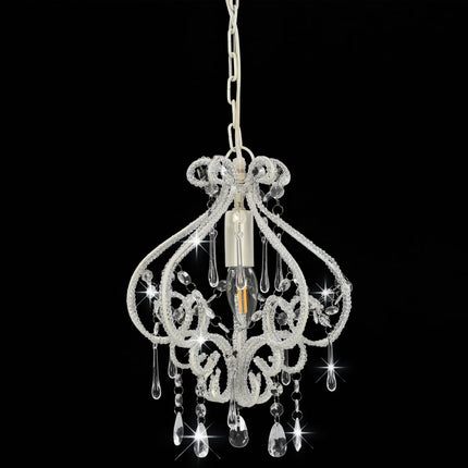 Plafonnier Avec Perles Rond E14