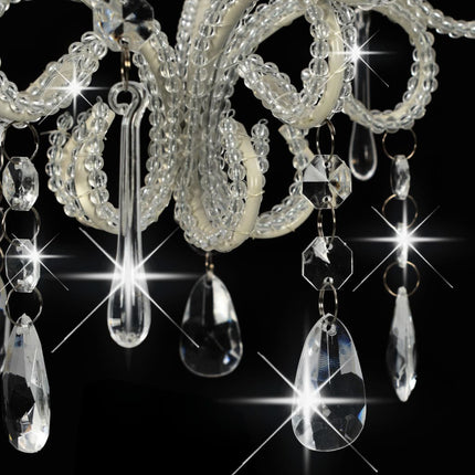 Plafonnier Avec Perles Rond E14