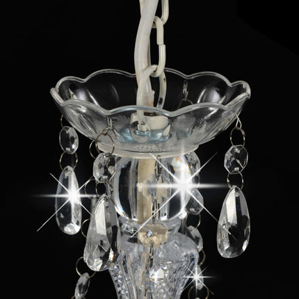 Lustre Avec Perles Rond 3 X E14