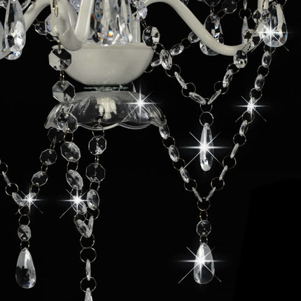 Lustre Avec Perles Rond 3 X E14