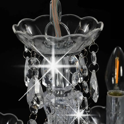 Lustre Avec Perles De Cristal É Rond 5 X E14