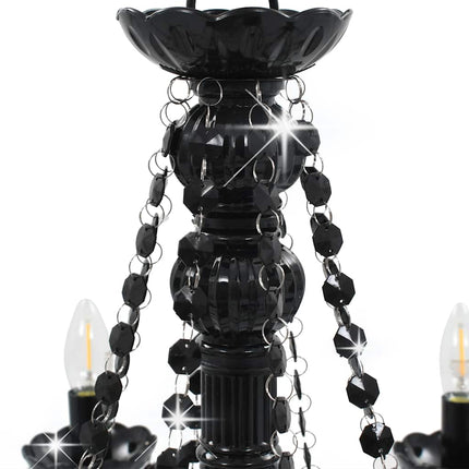 Lustre À Perles 8 Ampoules E14
