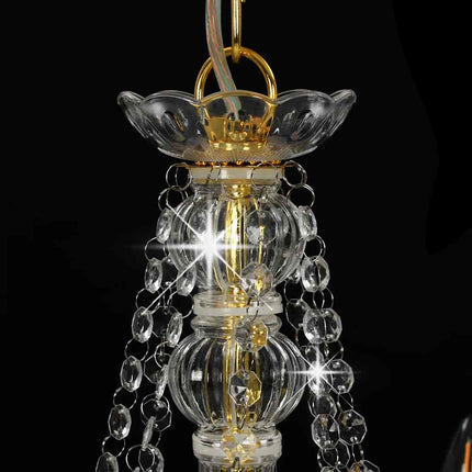 Lustre Avec Perles 8 Ampoules E14