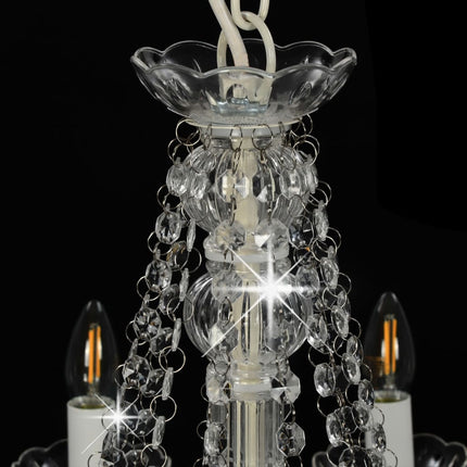 Lustre Avec Perles 12 Ampoules E14