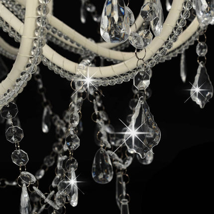 Lustre Avec Perles 12 Ampoules E14
