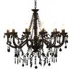 Lustre Avec Perles 12 Ampoules E14