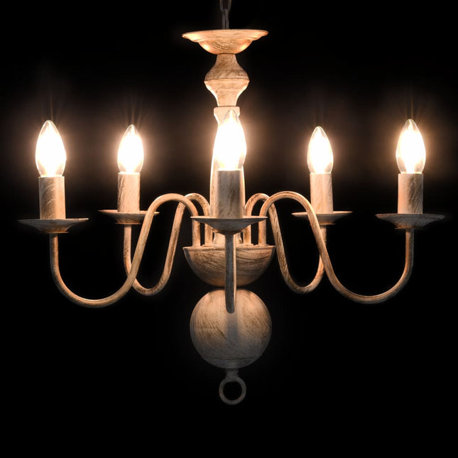 Lustre Antique 5 Ampoules E14
