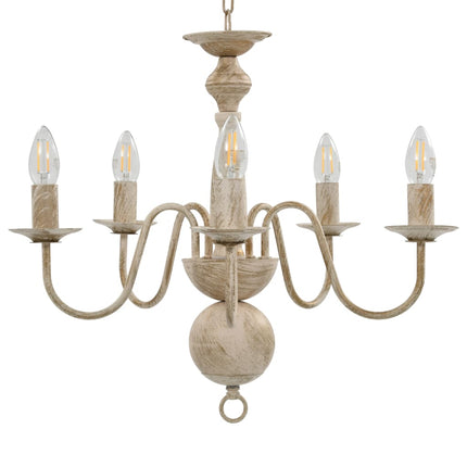 Lustre Antique 5 Ampoules E14