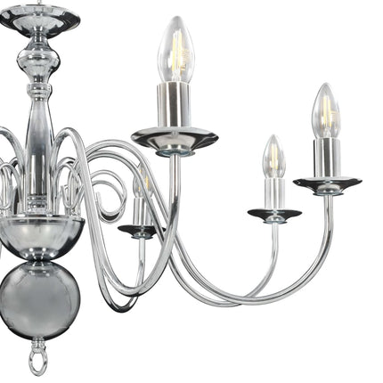 Lustre É 8 Ampoules E14