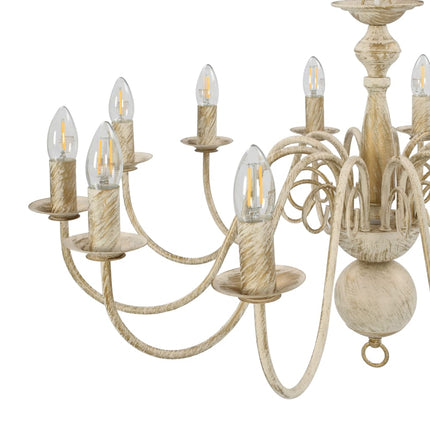 Lustre Antique 12 Ampoules E14