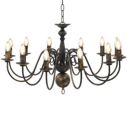 Lustre Antique 12 Ampoules E14