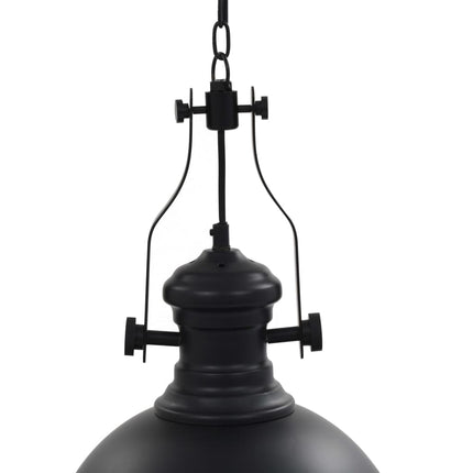 Plafonnier Rond E27 Noir