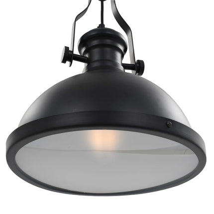Plafonnier Rond E27 Noir