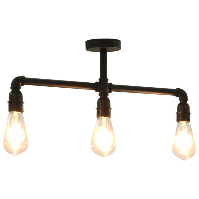 Lampe Murale À 2 Voies Noir 2 Ampoules E27