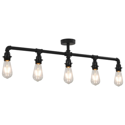 Lampe Murale À 2 Voies Noir 2 Ampoules E27