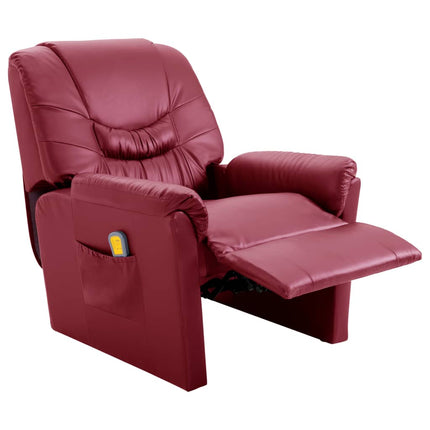 Fauteuil De Massage Inclinable Similicuir