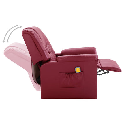 Fauteuil De Massage Inclinable Similicuir
