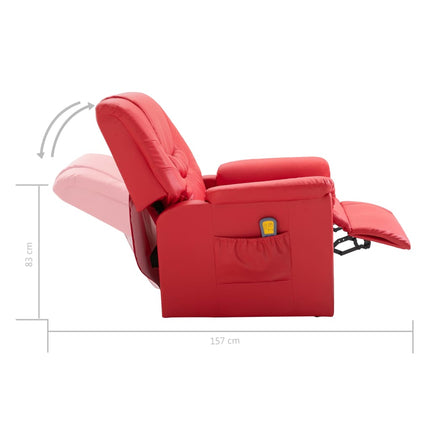 Fauteuil De Massage Inclinable Similicuir