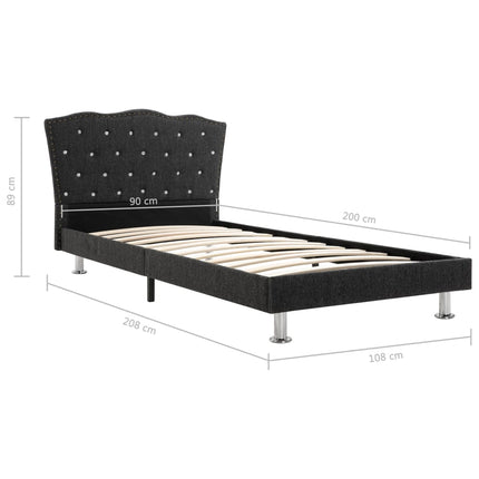 Cadre De Lit Sans Matelas Tissu