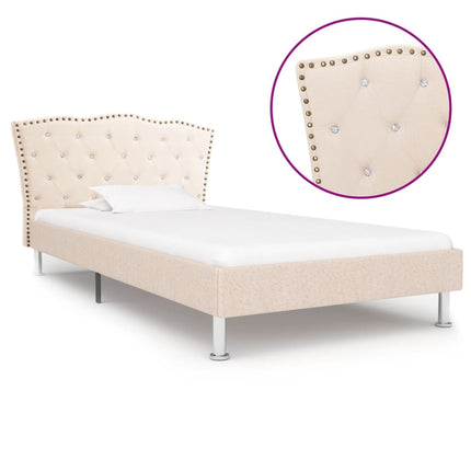 Cadre De Lit Sans Matelas Tissu