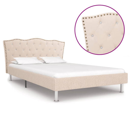 Cadre De Lit Sans Matelas Tissu