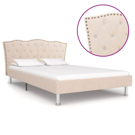 Cadre De Lit Sans Matelas Tissu