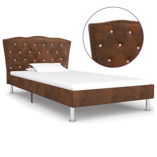 Cadre De Lit Sans Matelas Tissu