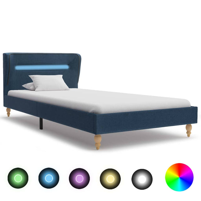 Cadre De Lit Avec Led Tissu