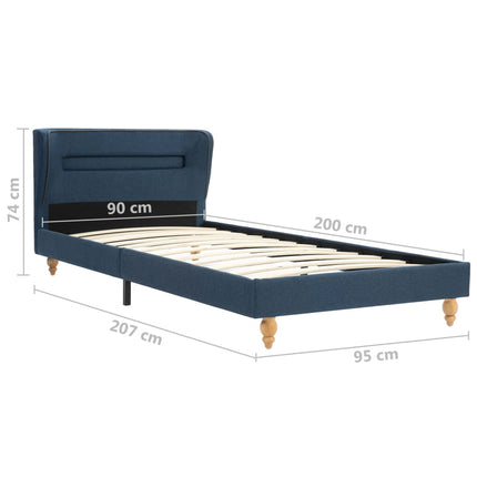 Cadre De Lit Avec Led Tissu