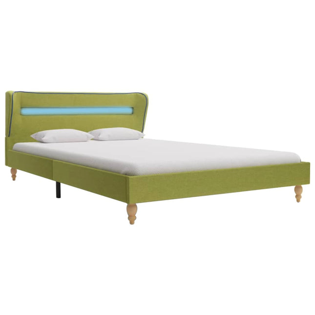 Cadre De Lit Avec Led Sans Matelas Tissu