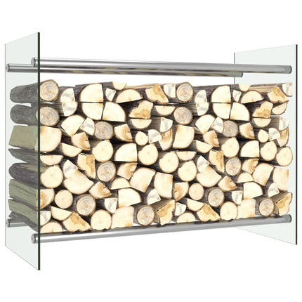 Portant De Bois De Chauffage 40X35X60 Cm Verre