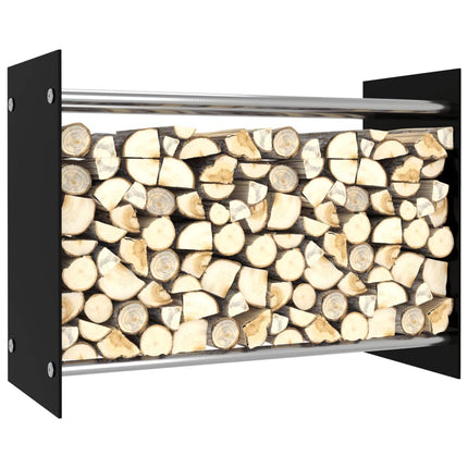 Portant De Bois De Chauffage 40X35X60 Cm Verre