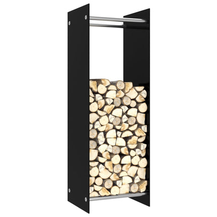Portant De Bois De Chauffage 40X35X60 Cm Verre