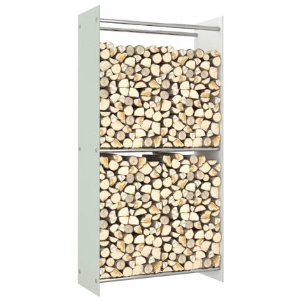 Portant De Bois De Chauffage 40X35X60 Cm Verre