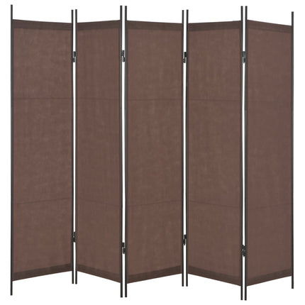 Cloison De Séparation 5 Panneaux 250 X 180 Cm