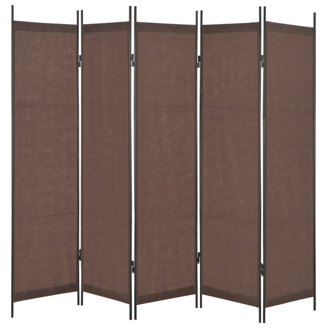 Cloison De Séparation 5 Panneaux 250 X 180 Cm