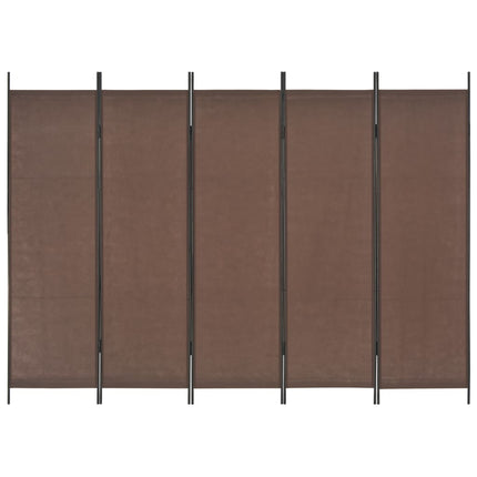 Cloison De Séparation 5 Panneaux 250 X 180 Cm