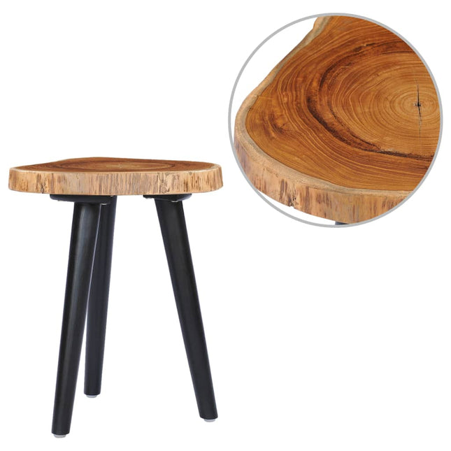 Table Basse 40X45 Cm Teck Solide