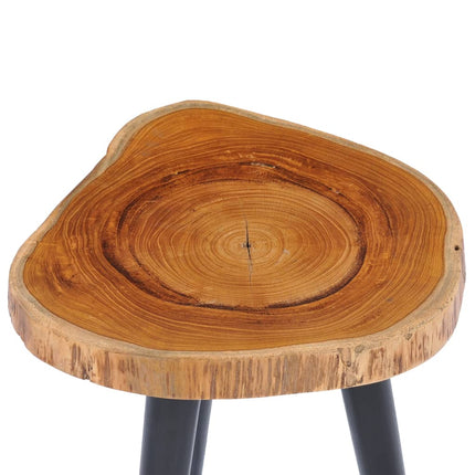 Table Basse 40X45 Cm Teck Solide