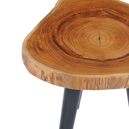 Table Basse 40X45 Cm Teck Solide