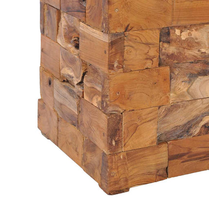 Tabouret De Rangement Bois De Teck Massif