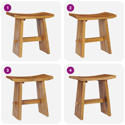 Tabouret Bois De Teck Massif