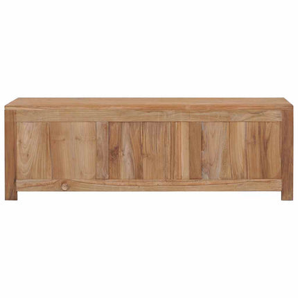Meuble Tv 115X30X40 Cm Bois De Teck Massif