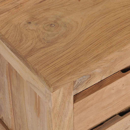 Meuble Tv 115X30X40 Cm Bois De Teck Massif
