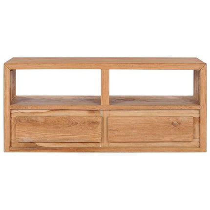 Meuble Tv 90X30X40 Cm Bois De Teck Solide