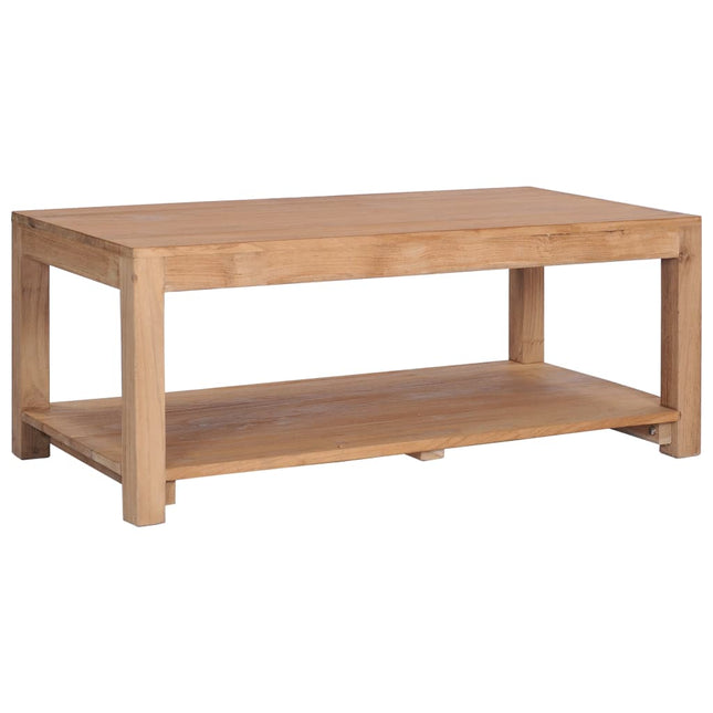 Table Basse 100X50X40 Cm Bois De Teck Massif